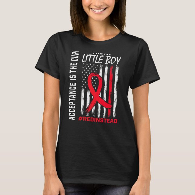 T-shirt Acceptation Redinstead Porte Rouge Plutôt Que L'Au (Devant)