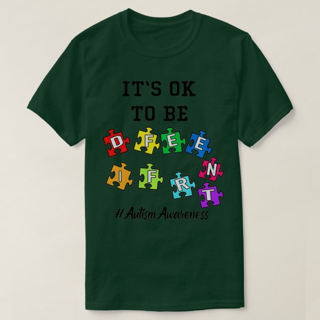T-shirt Acceptation sensibilisation sur l'autisme Hommes E (Design devant)