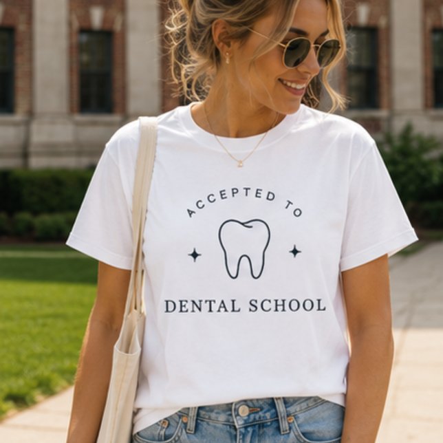 T-shirt Accepté à la faculté de chirurgie dentaire, futur  (Créateur téléchargé)