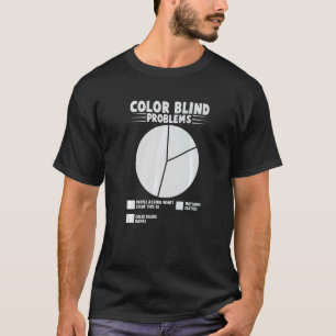 T-shirt Accepté Couleur Couleur Aveugle Couleur Amusant 6
