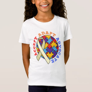 T-Shirt Accepter Adapt Advocate-Sensibilisation sur l'auti