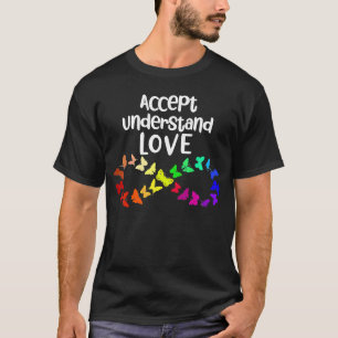 T-shirt Accepter Comprendre Aimer Neurodiversité Infini Au