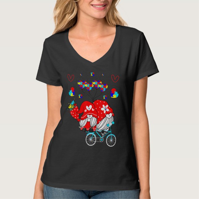 T-shirt Accepter Comprendre Aimer Troubles du Spectre Auti (Devant)
