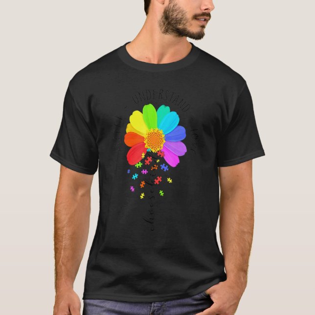 T-shirt Accepter Comprendre Amour Choisir Gentillesse Sens (Devant)