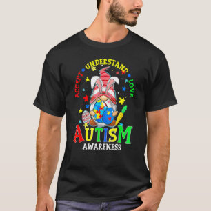 T-shirt Accepter Comprendre Amour Gnome Sensibilisation à