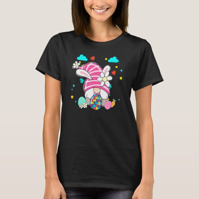 T-shirt Accepter Comprendre Amour Gnome Sensibilisation à  (Devant)
