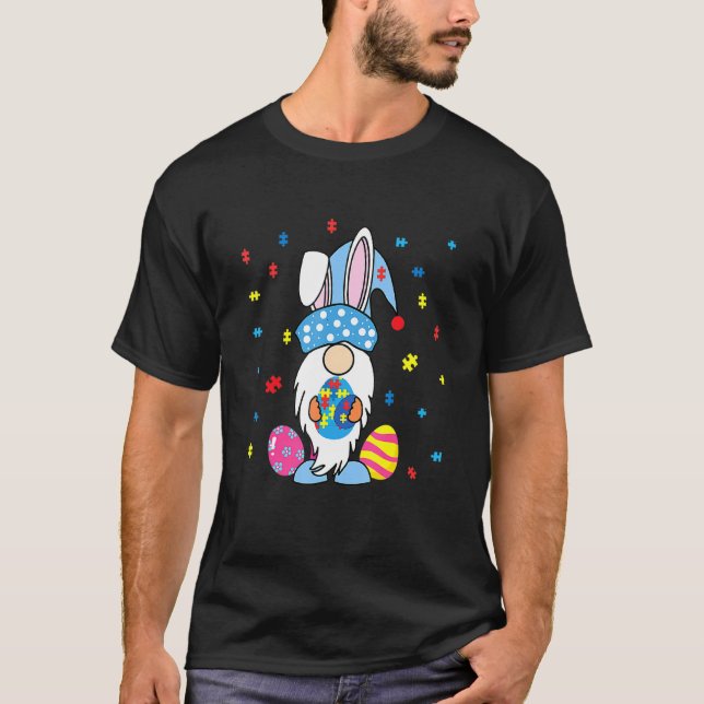 T-shirt Accepter Comprendre Amour Gnome Sensibilisation su (Devant)