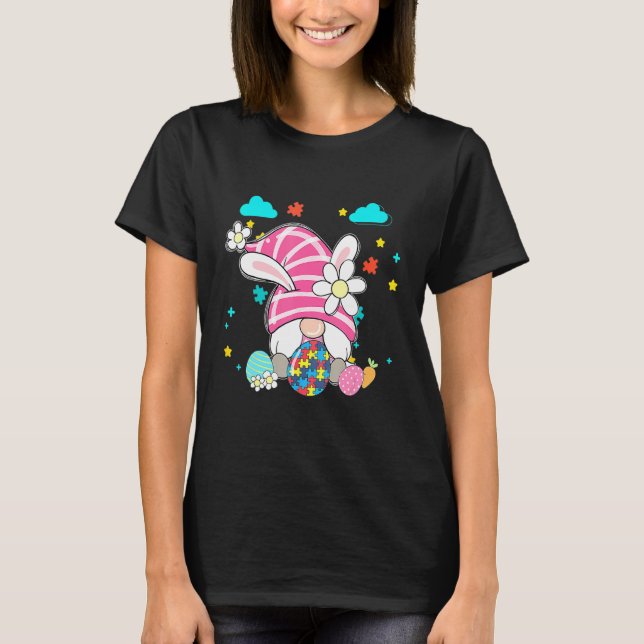 T-shirt Accepter Comprendre Amour Gnome Sensibilisation su (Devant)