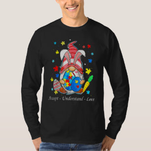 T-shirt Accepter Comprendre Amour Gnome Sensibilisation su