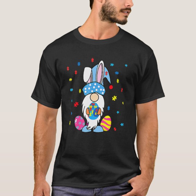 T-shirt Accepter Comprendre Amour Gnome Sensibilisation su (Devant)