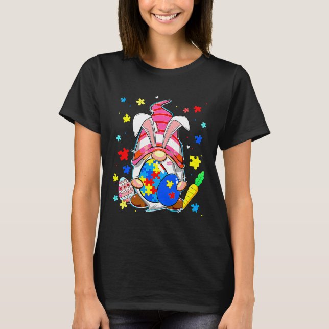 T-shirt Accepter Comprendre Amour Gnome Sensibilisation su (Devant)
