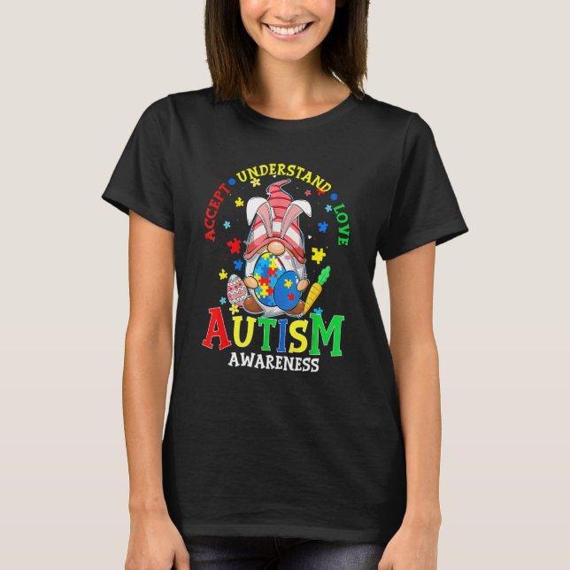 T-shirt Accepter Comprendre Amour Gnome Sensibilisation su (Devant)