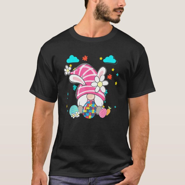 T-shirt Accepter Comprendre Amour Gnome Sensibilisation su (Devant)