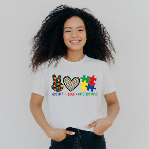 T-shirt Accepter l'amour Comprendre, Sensibilisation sur l