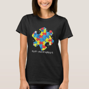 T-shirt Acceptez adaptent la sensibilisation sur l'autisme