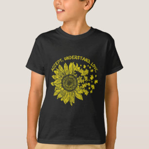 T-shirt Acceptez Comprenez Les Enfants Autistes Soutenez L