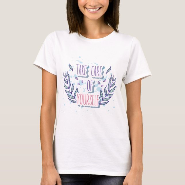 T-shirt Acceptez-vous le design positif (Devant)