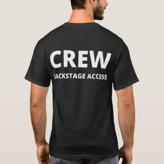 T-shirt Accès aux coulisses de l'ÉQUIPAGE.