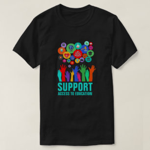 T-shirt "Accès de soutien réforme d'éducation à éduca