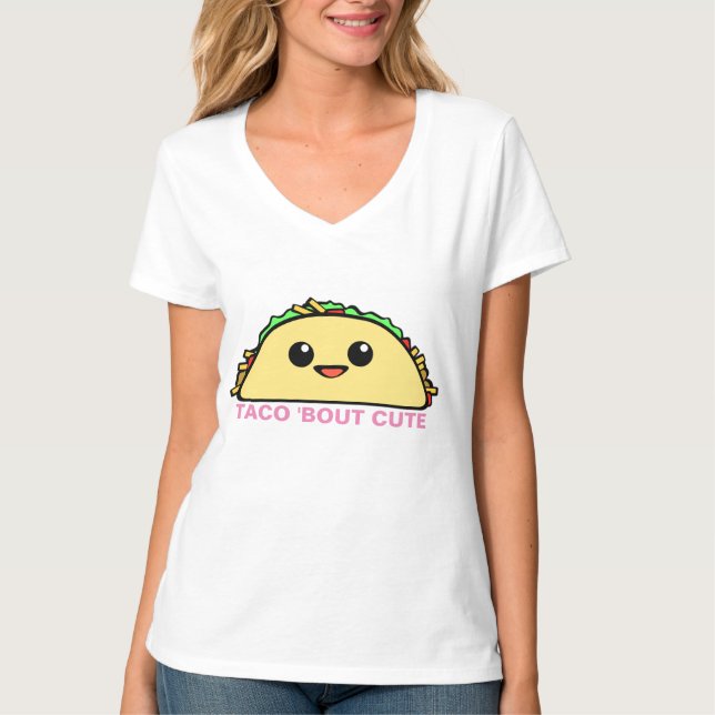 T-shirt Accès de taco mignon (Devant)