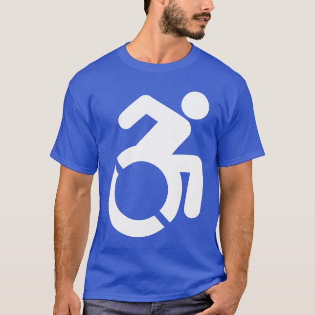 T-shirt accessible d'icône (Devant)