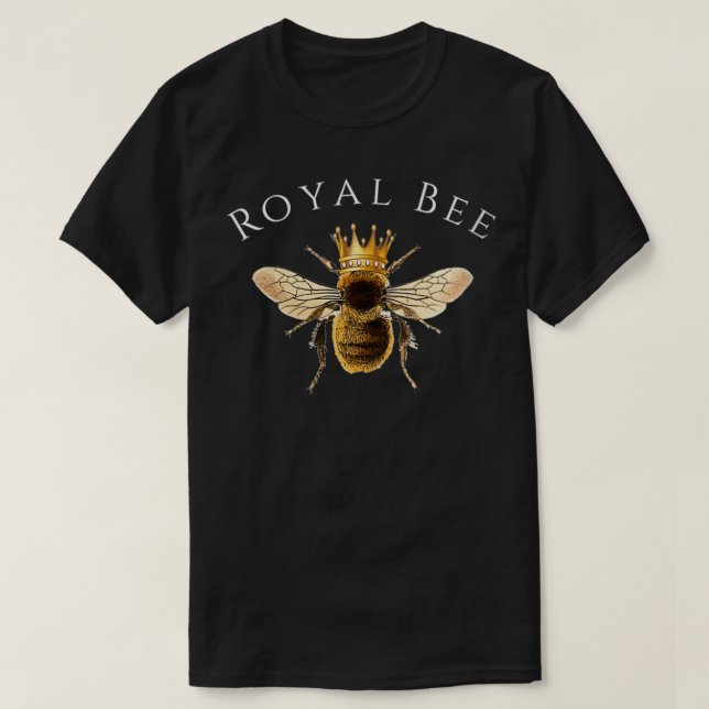 T-shirt Accessoires d'abeille royale pour femmes Déco de v (Design devant)