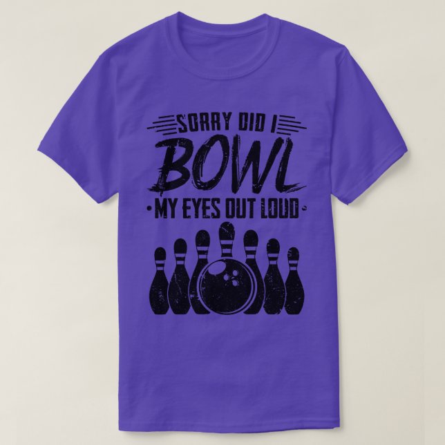T-shirt Accessoires de bowling amusant Joueur de bowling (Design devant)