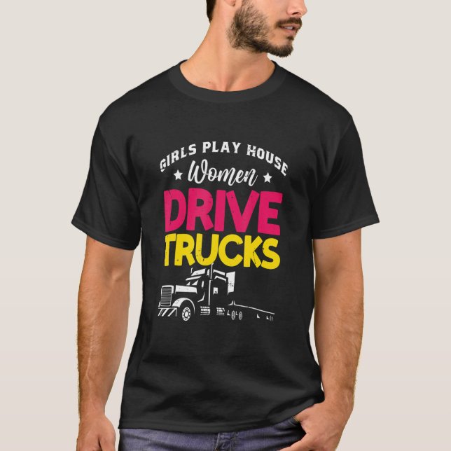 T-shirt Accessoires De Camion Pour Chauffeur De Camion Et  (Devant)