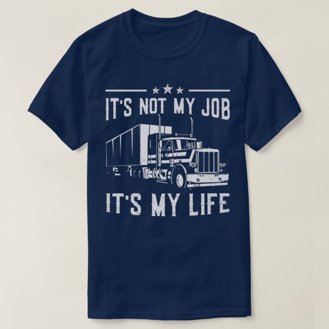 T-shirt Accessoires de camion pour conducteur de camion et (Design devant)