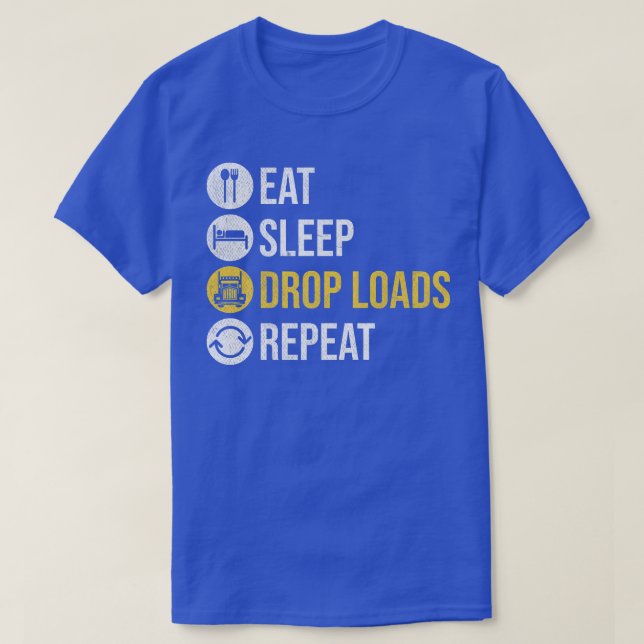 T-shirt Accessoires de camion pour conducteur de camion et (Design devant)