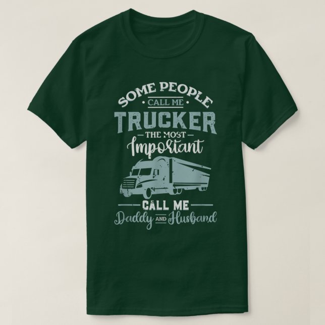 T-shirt Accessoires de camion pour conducteur de camion et (Design devant)