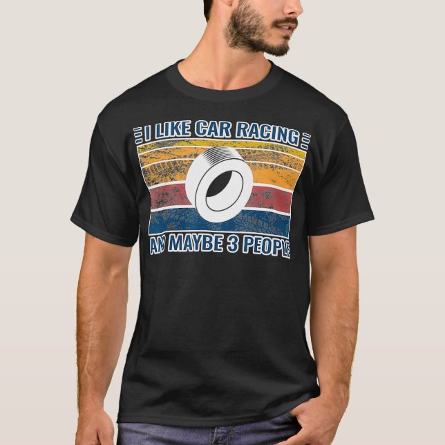 T-shirt accessoires de course automobile pour hommes cours (Devant)
