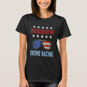 T-shirt Accessoires De Course De Drones Usa Drone Racing D