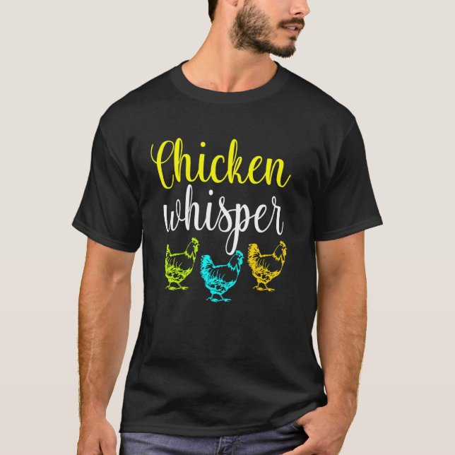 T-shirt Accessoires de fête Chicken Whisper Citation (Devant)