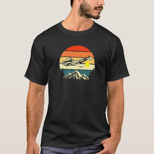 T-shirt Accessoires de saut en wingsuit de parachutisme (Devant)