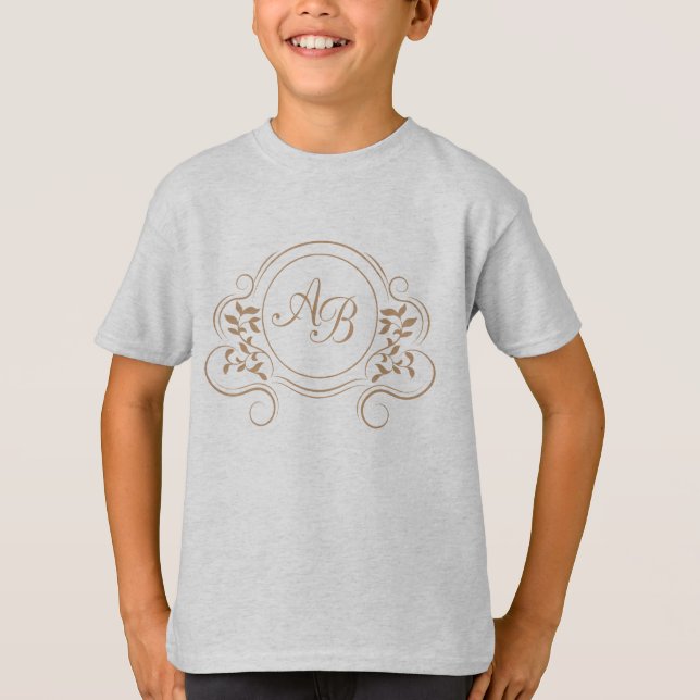 T-shirt Accessoires Monogrammes et Initiales (Devant)