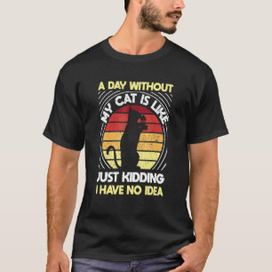 T-shirt Accessoires pour chats pour les propriétaires de c