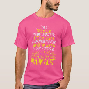 T-shirt Accessoires pour pharmaciens Semaine d'appréciatio