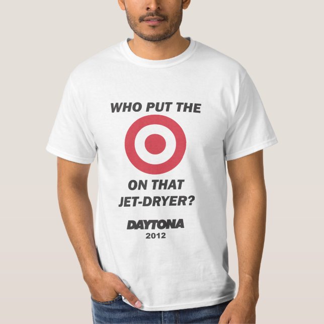 T-shirt Accident de dessiccateur de jet - Daytona 500 (Devant)