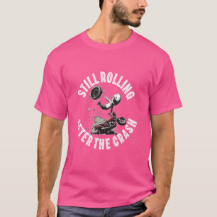 T-shirt Accident de motocyclette Survivant Vélo Crash Bles