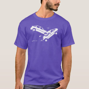 T-shirt Accident de voiture Crash Annuler CTRL Z