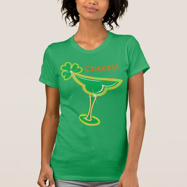 T-shirt Acclamations de margarita de shamrock ! (Devant)