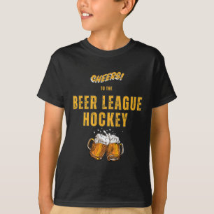 T-shirt Acclamations drôles pour la ligue de hockey amateu