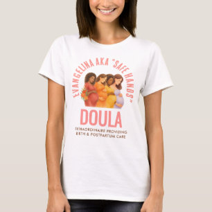 T-shirt Accompagnante de naissance personnalisée Accompagn