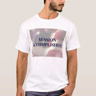 T-shirt accompli de mission