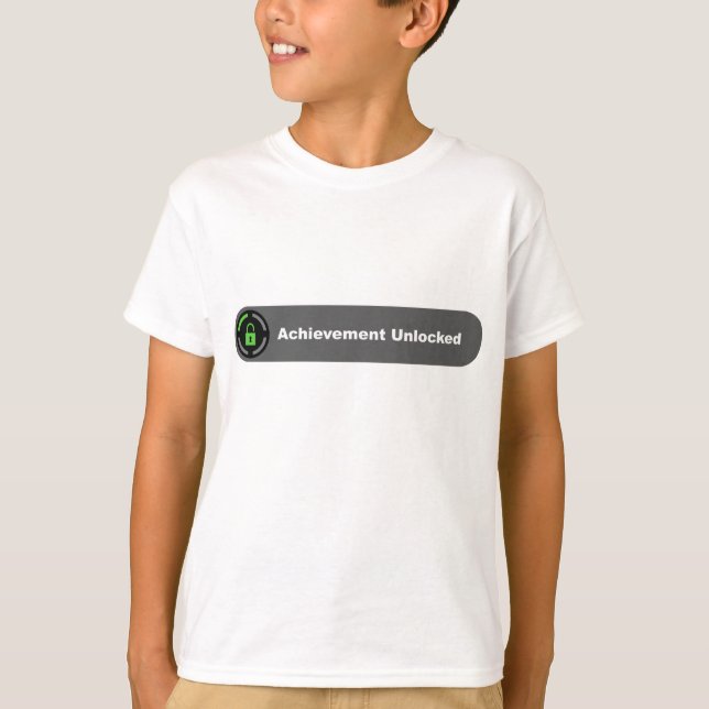 T-shirt Accomplissement débloqué (Devant)