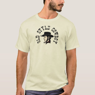 T-shirt Accomplissez le casquette noir : Cowboy vintage de