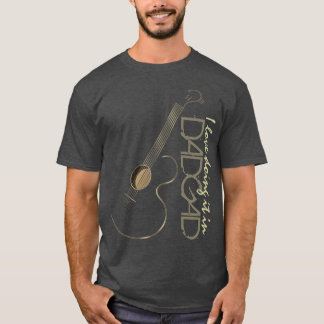 T-shirt Accord de la guitare acoustique DADGAD