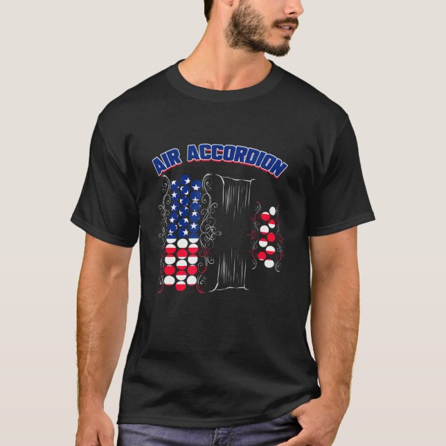 T-shirt Accordéon aérien (Devant)