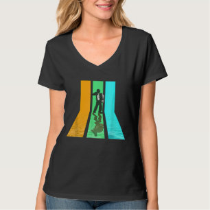 T-shirt Accordéon de style Vintage des années 80 rétro